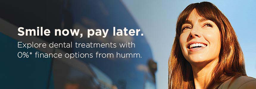 Explore dental treatments with 0%* finance options from humm.